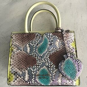 Kate Spade Spencer Snake-embossed Mini Satchel